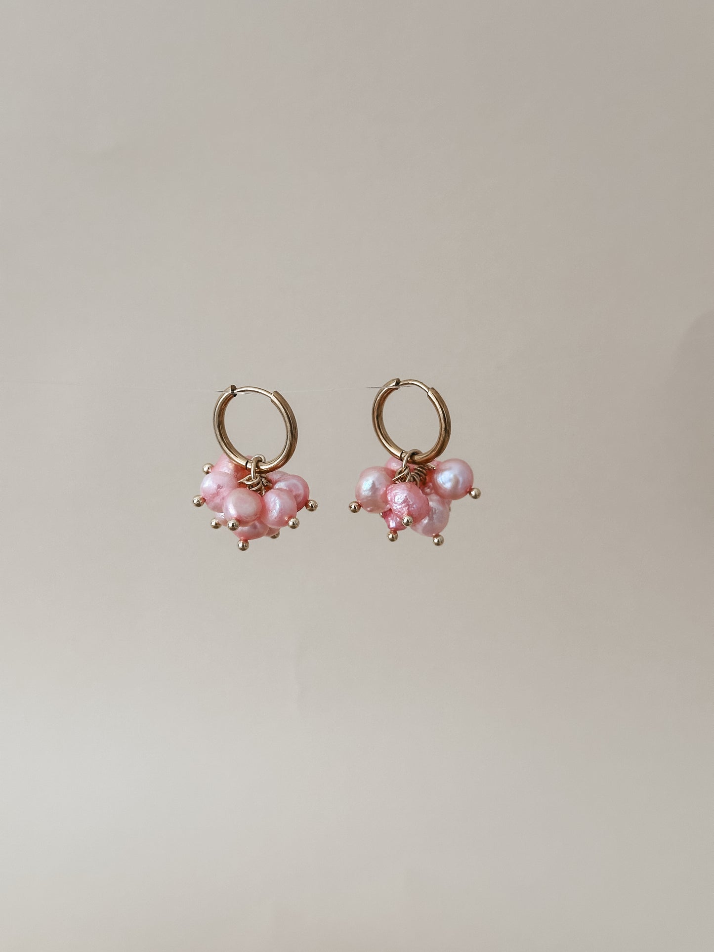 HELENA-korvakorut vaaleanpunainen