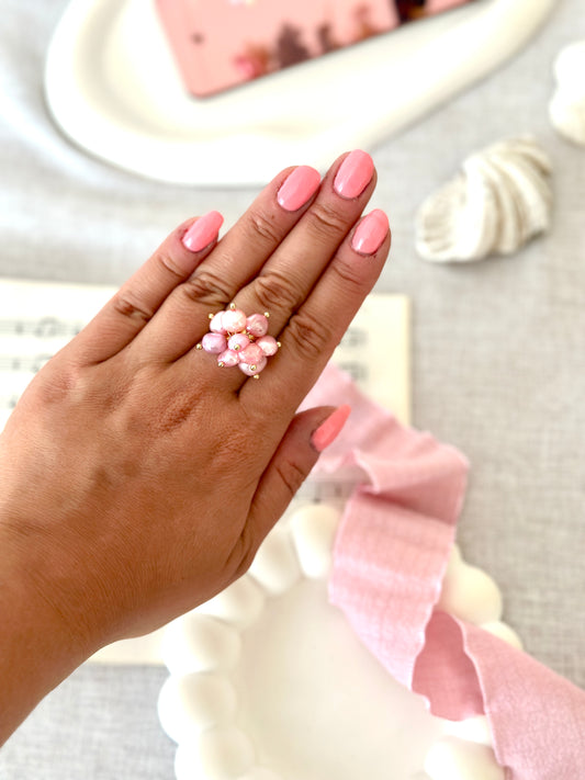 HELENA-sormus vaaleanpunainen