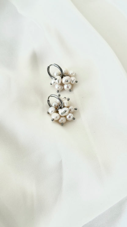 HELENA-korvakorut, valkoinen